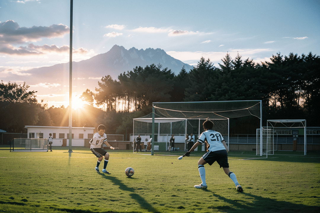 足球赛场激战连连,球队冲刺胜利 足球赛场激战连连,球队冲刺胜利