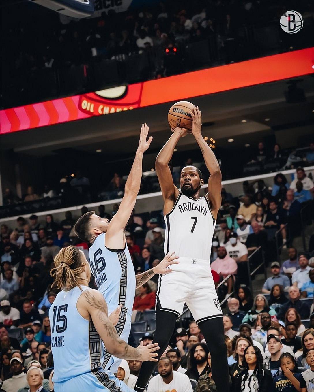 灰熊58分碾压篮网,杜兰特休战 灰熊58分碾压篮网,杜兰特休战